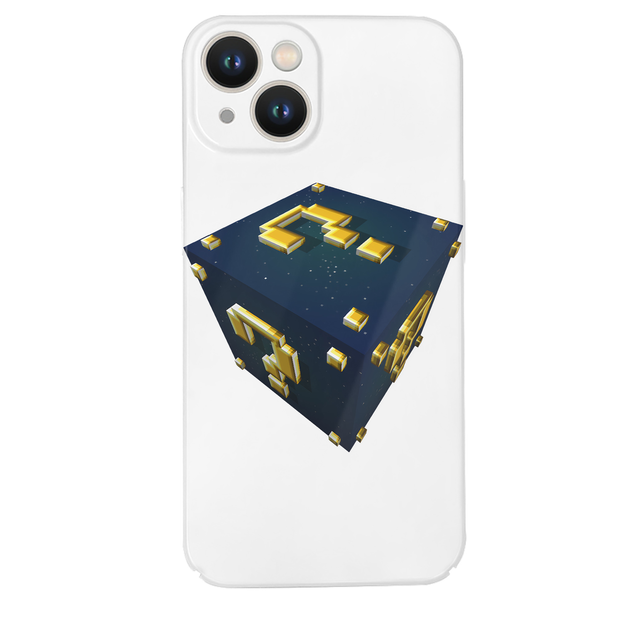 （画像用） マインクラフト ブロックの世界 Minecraft MC Block world 【iPhone 14シリーズ対応】ハードケース